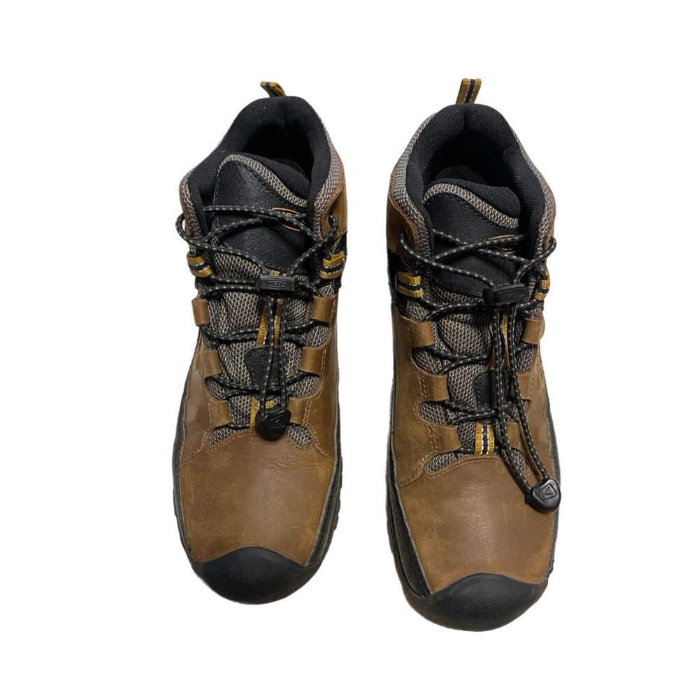 Keen Youth Boys Size 5/37 Targhee Mid Hiking Trail Boots Waterproof